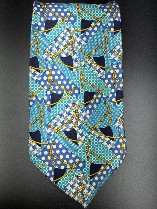 Longchamp Other - Longchamp Paris Abstract
Equestrian Horse Silk Necktie